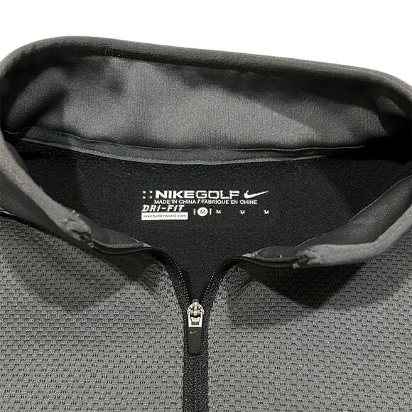 Nike Golf Men's Medium Therma-Fit Hypervis 1/2 Zip Cover-Up - Picture 6 of 7